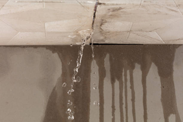 Professional Burst Pipe Cleanup technician working in Saugus, MA